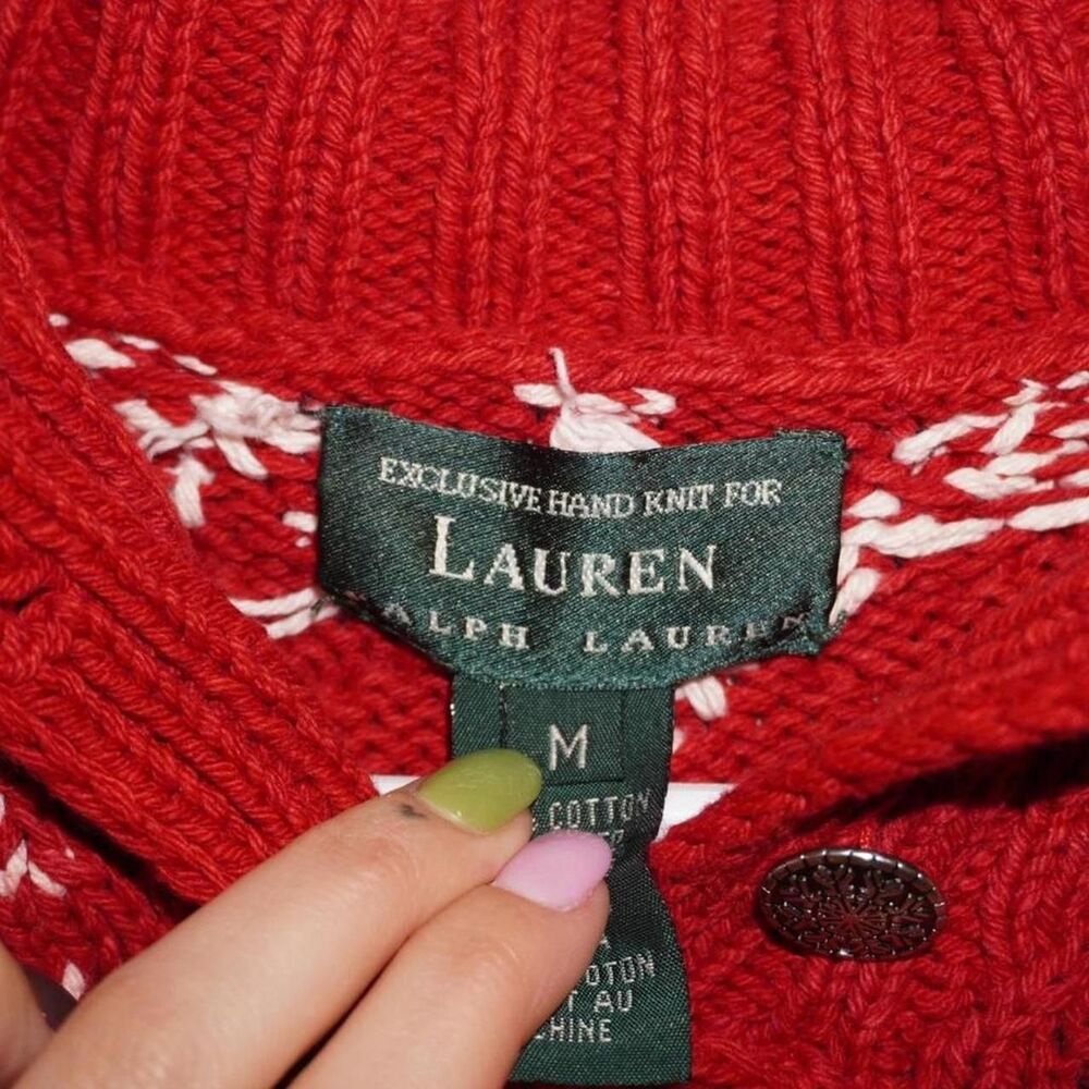 Polo-ralph-lauren Women's Red Jumper - Picture 5 of 8